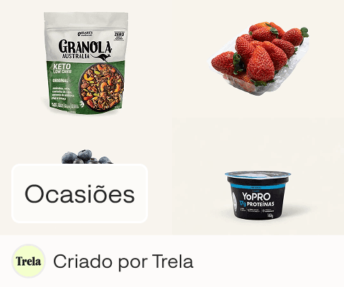 Café da manhã prático: bowl de granola e frutas