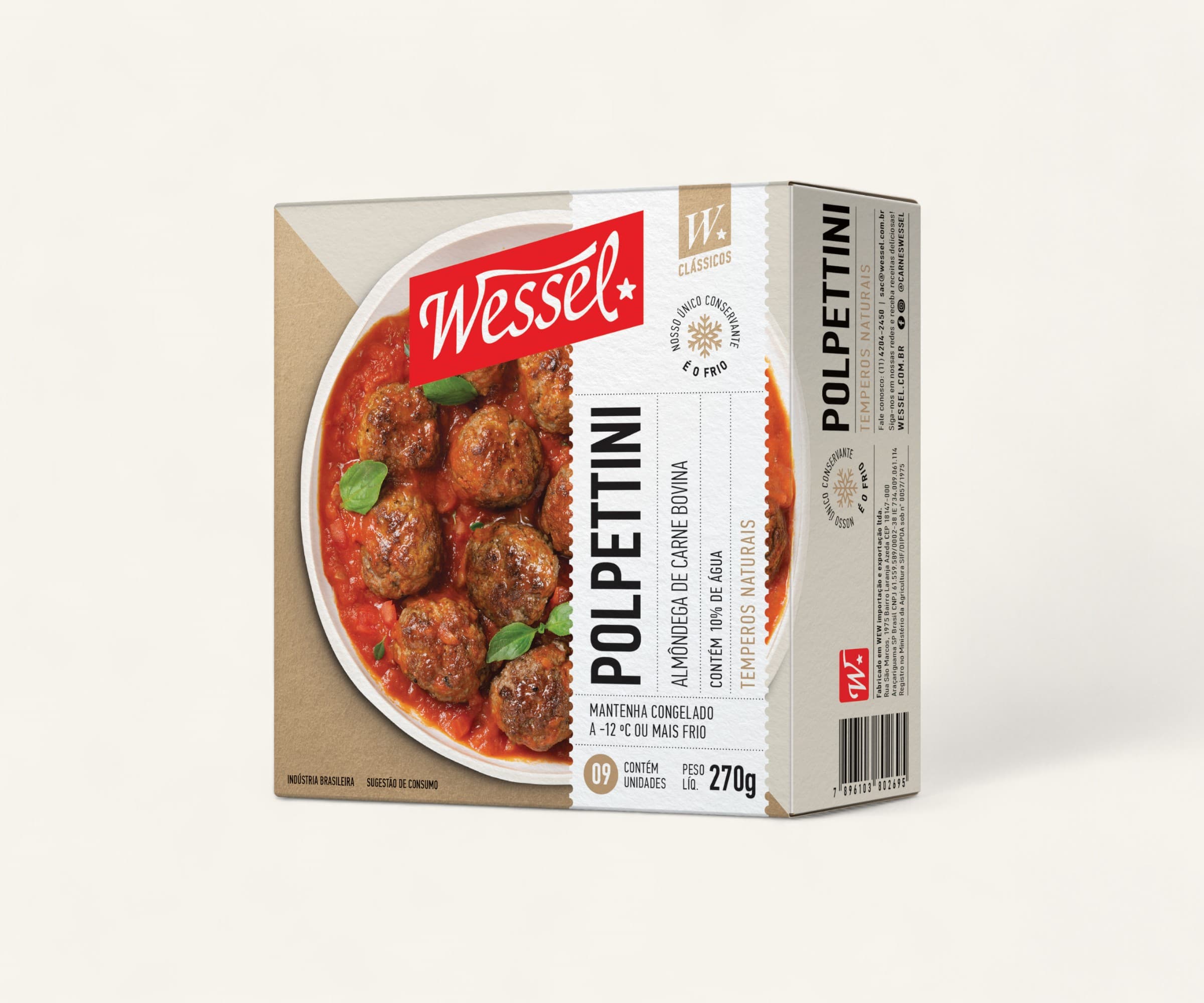 Polpettini congelado 270g