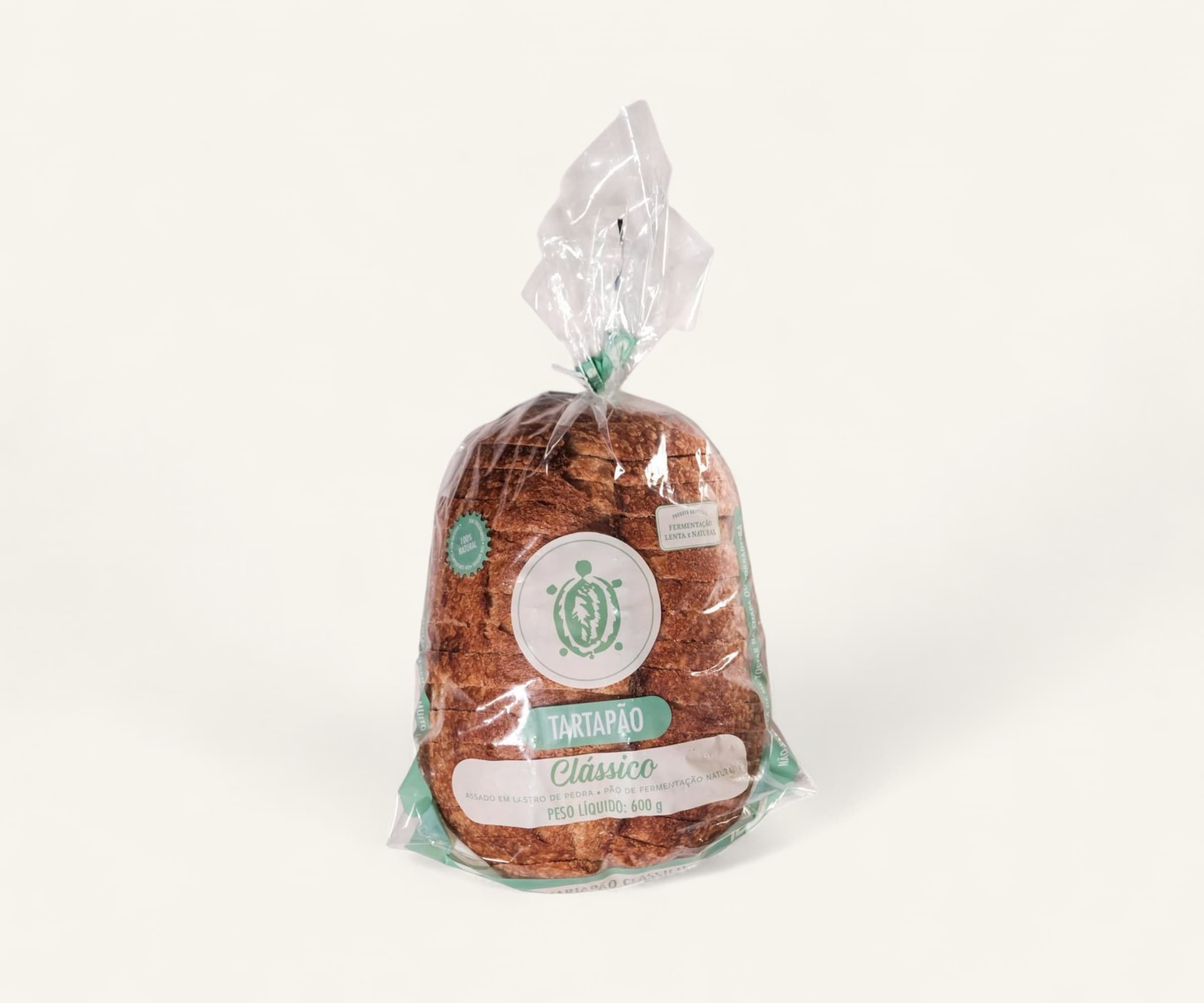 Pão clássico de fermentação natural fatiado 600g