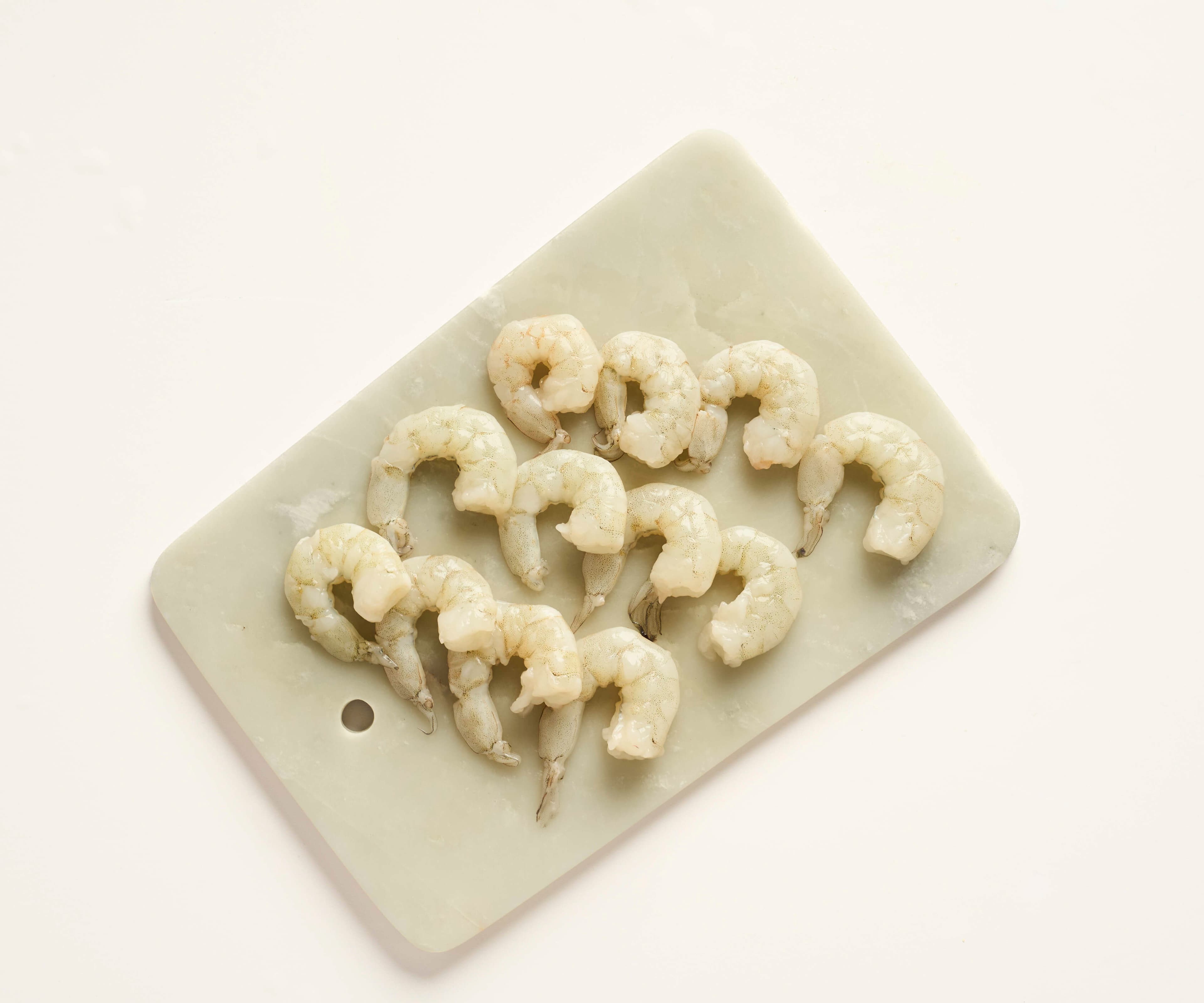 Camarão cinza M (40/50) limpo refrigerado 500g