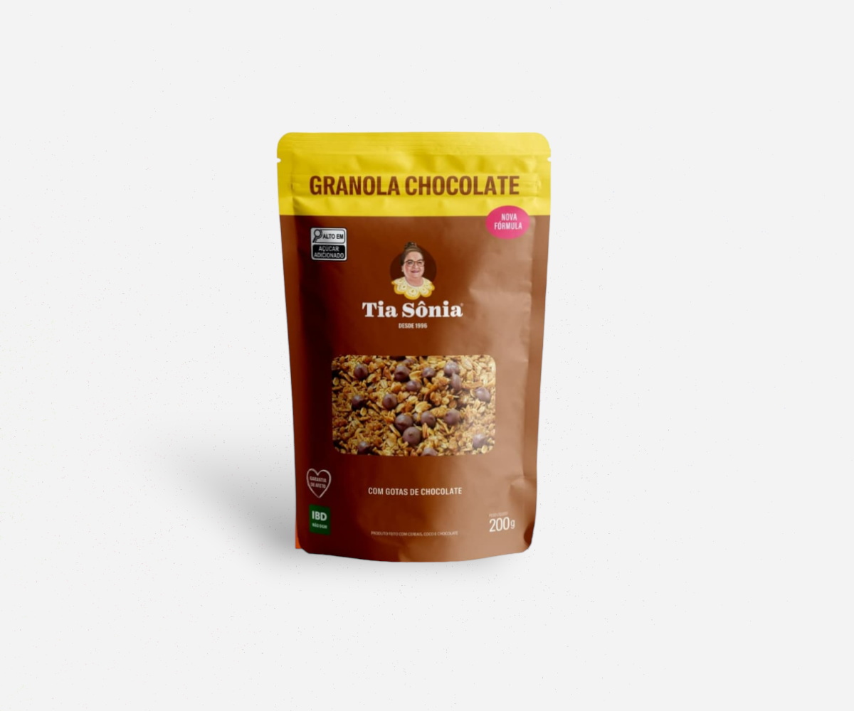 Granola de chocolate Tia Sônia 200g